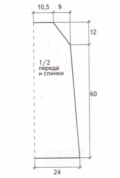 схема платья